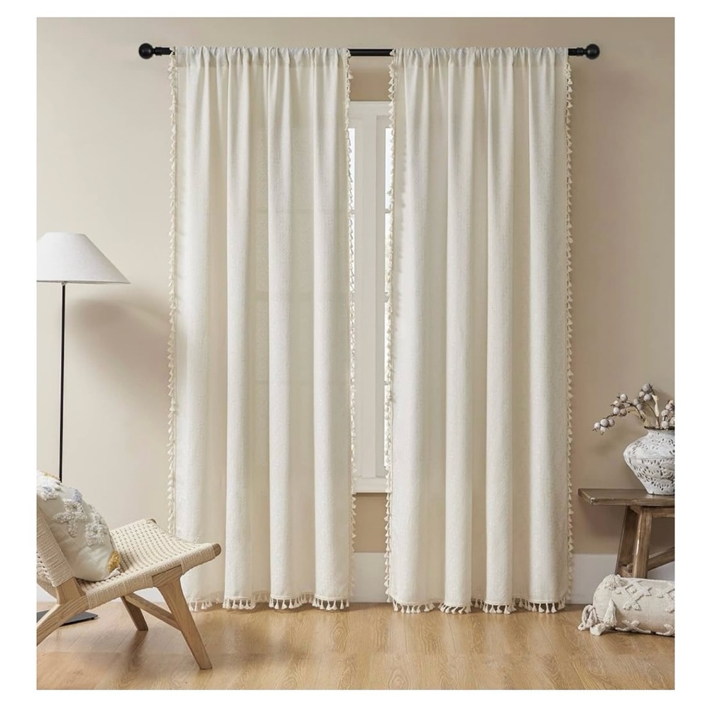 Boho Curtains 84 inches (6 panels)